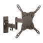 Ewent - Support TV et écran Extensible 12 à 42 Pouces - Extensible jusqu'à 273mm - Montage VESA 75x75 à 200x200mm Ewent - Support TV et écran Extensible 12 à 42 Pouces - Extensible jusqu'à 273mm - Montage VESA 75x75 à 200x200mm