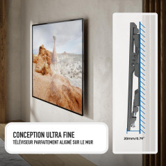 Ewent Support Mural pour TV EW1501 Noir
