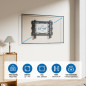 Ewent Support Mural pour TV EW1501 Noir
