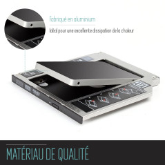 Ewent EW7003 Adaptateur HDD/SD SATA Iii pour Drive Cd/Dvd/Blu-ray Hauteur 9,5 mm