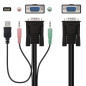 NANOCABLE 10.12.0001 - Commutateurs écran-Clavier-Souris (1920 x 1440 Pixels, 250 Hz, USB, USB, VGA, 3.5mm mic,USB A,VGA (D-Sub) NANOCABLE 10.12.0001 - Commutateurs écran-Clavier-Souris (1920 x 1440 Pixels, 250 Hz, USB, USB, VGA, 3.5mm mic,USB A,VGA (D-Sub)