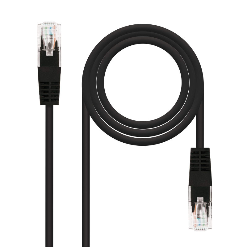 Nanocable 10.20.0101-BK - Câble de réseau CAT 5e UTP (1 m) couleur noir Nanocable 10.20.0101-BK - Câble de réseau CAT 5e UTP (1 m) couleur noir
