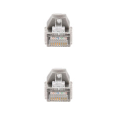 Nanocable 10.20.0815 - Câble Ethernet RJ45 Cat.6 FTP AWG24, Gris, 15mts