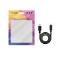 Nanocable 10.01.2102 - Câble 3A USB 2.0 vers USB-C, mâle-mâle, Noir, 2mts Nanocable 10.01.2102 - Câble 3A USB 2.0 vers USB-C, mâle-mâle, Noir, 2mts