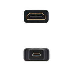 Nano Cable 10.15.1206 - Cable adaptateur HDMI femelle a micro HDMI mâle