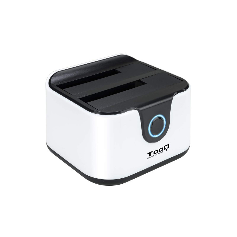 TooQ TQDS-802BW - Station d'accueuil double baie SATA pour disques de 2.5" et 3.5", USB 3.0 et USB 2.0 HOST, fonction CLONE offl TooQ TQDS-802BW - Station d'accueuil double baie SATA pour disques de 2.5" et 3.5", USB 3.0 et USB 2.0 HOST, fonction CLONE offl