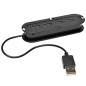 TrippLite by Eaton Hub Ultra Slim avec 4 Ports USB 2.0, Transfert de données 480 Mbs, Câble USB 2.0 intégré, Jusqu’à 1,5 A de Ch TrippLite by Eaton Hub Ultra Slim avec 4 Ports USB 2.0, Transfert de données 480 Mbs, Câble USB 2.0 intégré, Jusqu’à 1,5 A de Ch