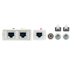NANOCABLE 10.31.0303 - Testeur professionnel pour câbles RJ11/RJ12/RJ45/coaxial