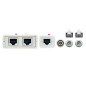 NANOCABLE 10.31.0303 - Testeur professionnel pour câbles RJ11/RJ12/RJ45/coaxial NANOCABLE 10.31.0303 - Testeur professionnel pour câbles RJ11/RJ12/RJ45/coaxial