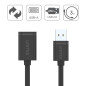 UNITEK Y-C417GBK câble USB 3 m USB 2.0 USB A Noir UNITEK Y-C417GBK câble USB 3 m USB 2.0 USB A Noir