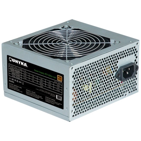 UNYKAch Source d'alimentation ATX 300 W avec 85 % d'efficacité, filtre actif correcteur de facteur de puissance et ventilateur d