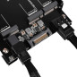 SilverStone SST-SDP12 - Support de montage 3.5 "à 2x M.2 SATA et 1x M.2 NVMe SSD SilverStone SST-SDP12 - Support de montage 3.5 "à 2x M.2 SATA et 1x M.2 NVMe SSD