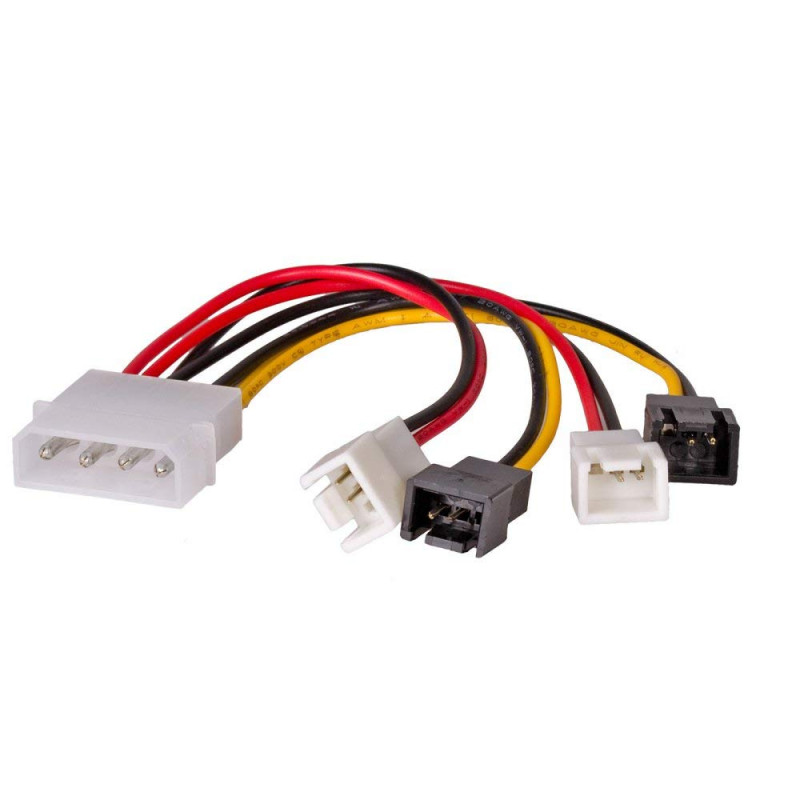 Akyga AK-CA-34 Câble d'alimentation Molex vers 2 x 3 Broches 12 V / 2 x 3 Broches 5 V Akyga AK-CA-34 Câble d'alimentation Molex vers 2 x 3 Broches 12 V / 2 x 3 Broches 5 V