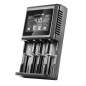 everActive Chargeur pour 4 Batteries 18650 AAA AA C D, Professionnel et Rapide, Grand écran LCD, Test de capacité, modèle UC-400 everActive Chargeur pour 4 Batteries 18650 AAA AA C D, Professionnel et Rapide, Grand écran LCD, Test de capacité, modèle UC-400