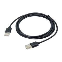 AKYGA AK USB 11 connecteur/câble de données USB 2.0 Mâle A vers Mâle A Noir 1,8 m