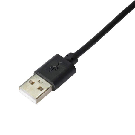 AKYGA AK USB 11 connecteur/câble de données USB 2.0 Mâle A vers Mâle A Noir 1,8 m