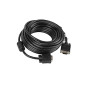 LANBERG CABLE VGA MACHO-MACHO CA-VGAC-10CC-0100-B FERRITAS NEGRO 10 METROS LANBERG CABLE VGA MACHO-MACHO CA-VGAC-10CC-0100-B FERRITAS NEGRO 10 METROS