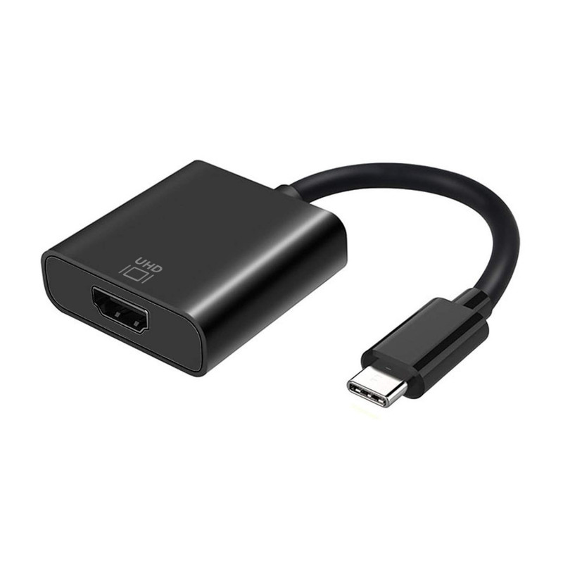 AISENS A109-0344 Convertisseur USB-C vers HDMI 4k@60hz USB-C mâle vers HDMI femelle Noir 15 cm AISENS A109-0344 Convertisseur USB-C vers HDMI 4k@60hz USB-C mâle vers HDMI femelle Noir 15 cm