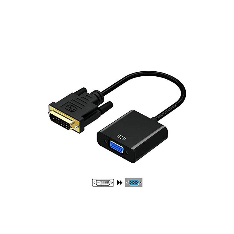 AISENS ADAPTADOR DVI 24+1/M A VGA HDB15/H A147-0352 CONECTORES DVI 24+1 Macho/VGA HEMBRA USB Micro-B Negro 10 CM AISENS ADAPTADOR DVI 24+1/M A VGA HDB15/H A147-0352 CONECTORES DVI 24+1 Macho/VGA HEMBRA USB Micro-B Negro 10 CM