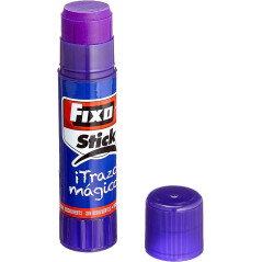 Grafoplas FIXO Stick Magique – Colle bâton, 1unité, 20 gr, Couleur Violet