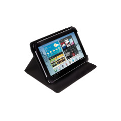 Silver HT - Etui Universel pour tablettes de 9 à 10,1" Noir. Etui avec Fonction Support.