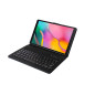 Silver HT - Coque avec Clavier (QWERTY) Bluetooth pour Tablette Samsung Tab A 2019 10,1 "(T510 / T515) avec Fonction Support et Silver HT - Coque avec Clavier (QWERTY) Bluetooth pour Tablette Samsung Tab A 2019 10,1 "(T510 / T515) avec Fonction Support et