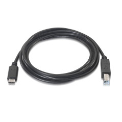 aisens A107 – 0054 – Câble USB 2.0 Imprimante 3 A de 2 m, Couleur Noir