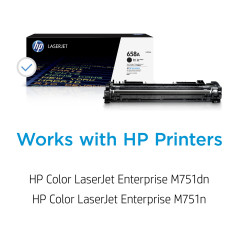 HP 658A Black Original LaserJet Toner Cartridge (W2000A)