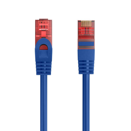 Ewent Câble Patch Ethernet Cat 6 U/UTP, Transmission jusqu'à 1Gigabit, AWG 26/7, 2 connecteurs RJ45. Idéal pour la Transmission