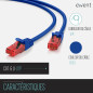 Ewent Câble Patch Ethernet Cat 6 U/UTP, Transmission jusqu'à 1Gigabit, AWG 26/7, 2 connecteurs RJ45. Idéal pour la Transmission Ewent Câble Patch Ethernet Cat 6 U/UTP, Transmission jusqu'à 1Gigabit, AWG 26/7, 2 connecteurs RJ45. Idéal pour la Transmission