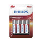 Philips Power Alkaline LR6P4B/05 AA Batteries - 1.5V - (4 Pack) Philips Power Alkaline LR6P4B/05 AA Batteries - 1.5V - (4 Pack)