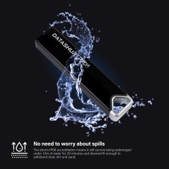 iStorage datAshur PRO2 8 Go - Clé USB sécurisée - Certifié FIPS 140-2 niveau 3 - Protégé par mot de passe - Résistant à la pouss