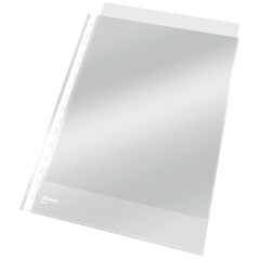 ESSELTE 46108 - Fundas portadocumentos COPYSAFE PP Cristal con refuerzo 80 micras (caja 100 ud.) DIN A4. 11 taladros