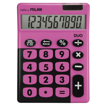 Calculatrice Milan Rose (14,5 x 10,6 x 2,1 cm)