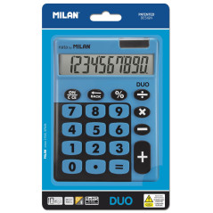 Calculatrice Milan DUO 14,5 x 10,6 x 2,1 cm Bleu