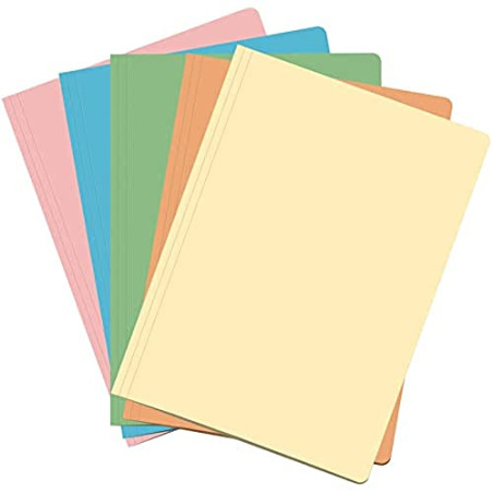 DOHE - Pack Sous-chemises - Format feuillet - Couleurs claires assorties - 50 u.