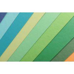 CANSON Iris Vivaldi - Paquet 50 feuilles de papier couleur A4 - 185g/m² - Vert pomme