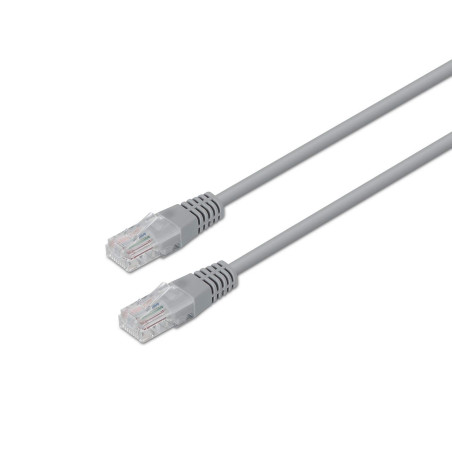 AISENS - Cable DE Red LATIGUILLO RJ45 LSZH Cat.6 UTP AWG24, Gris, 10M