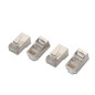 AISENS A138 – 0293 – connecteur RJ45 8 Fils (10 unités) Couleur Argent