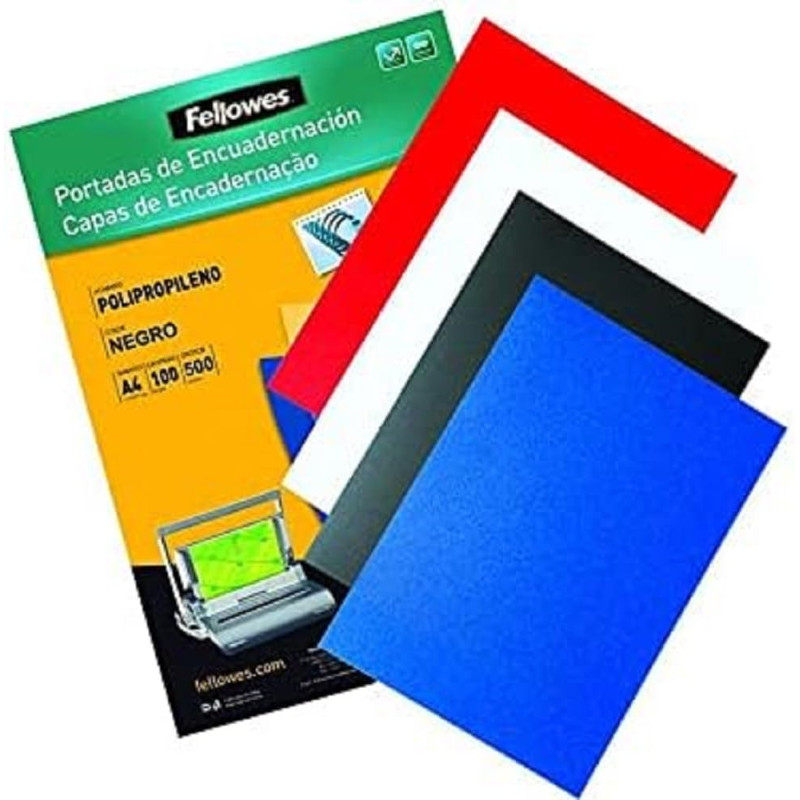 Fellowes 54773 - Couvertures en polypropylène pour reliure, A4, transparentes (l'emballage peut varier) Fellowes 54773 - Couvertures en polypropylène pour reliure, A4, transparentes (l'emballage peut varier)