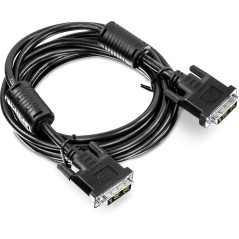 Trendnet TK-CD10 câble kvm Noir 3 m - Câbles kvm (USB, USB, DVI-I, Noir, 3 m, 500 g)