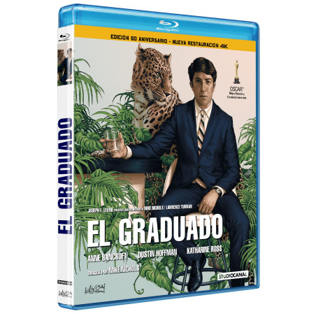 Le lauréat (The Graduate, Importé d'Espagne, langues sur les détails) [Blu-ray]