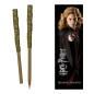 The Noble Collection Harry Potter Hermione Granger Wand Pen and Bookmark - 9in (23cm) Stationery Pack - Officially Licensed Film The Noble Collection Harry Potter Hermione Granger Wand Pen and Bookmark - 9in (23cm) Stationery Pack - Officially Licensed Film
