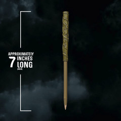 The Noble Collection Harry Potter Hermione Granger Wand Pen and Bookmark - 9in (23cm) Stationery Pack - Officially Licensed Film