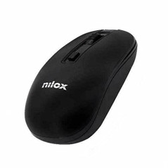 NILOX Souris sans Fil 1000 DPI Noir/Noir