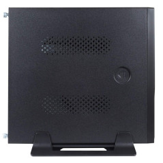 Unykach Mini Itx Caja UK 1003 Compact et Sobre Design en Noir. Deux connexions USB 3.0 à l'avant. Comprend Le Support VESA pour 