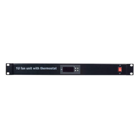AITEN DATA Thermostat numérique 2 Ventilateurs 1U pour Armoire Rack