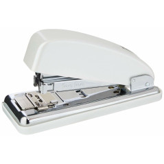 Petrus 626833 Agrafeuse classique en métal, 30 feuilles, ouverture à 180°, gamme Wow, blanc