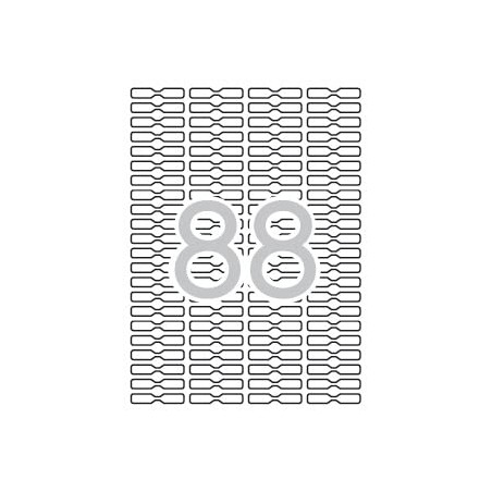 APLI 10314 – Étiquettes adhésives 45 x 8 mm
