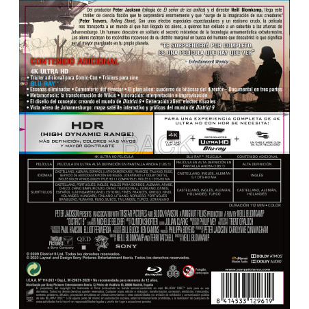 District 9 (4K Ultra-HD + BD) [Blu-ray]